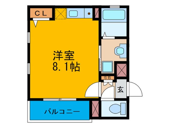 プラチナム本町の物件間取画像